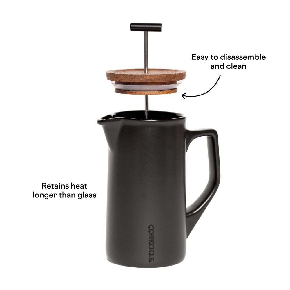 Ceramic French Press - Travel Fresh Ready Fit